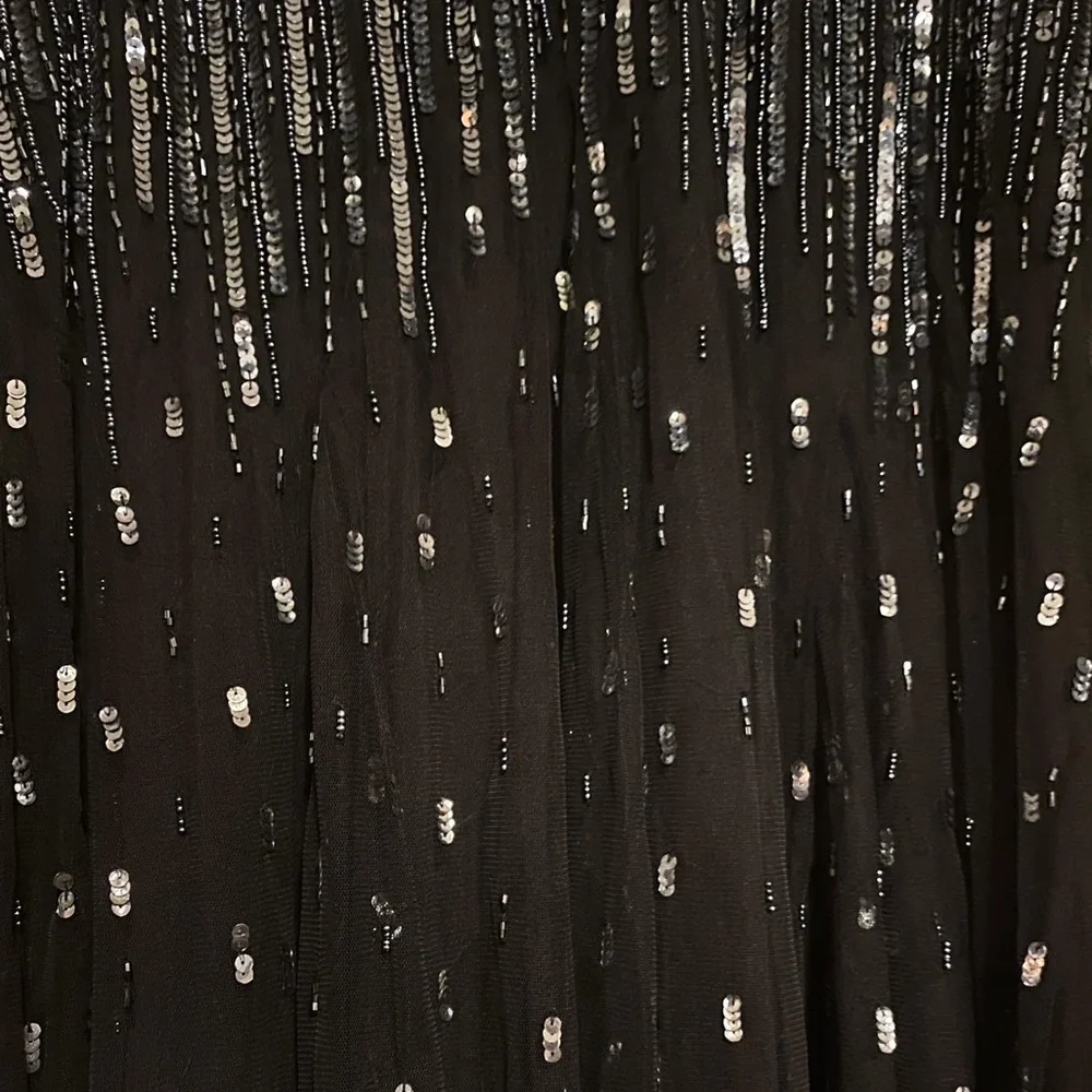 Adrianna Papell beaded Gown🖤 - Picture 3 of 5